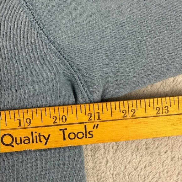 Nike Rework Sweatshirt Grey / Blue Men’s Size M (Fits like a size Small) - Picture 5 of 12